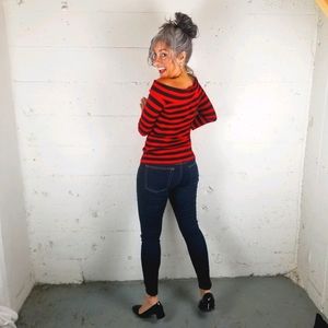 Ralph Lauren Rugby striped off shoulder top size S